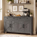 VASAGLE Farmhouse Buffet Cabinet, Coffee Bar with 2 Drawers