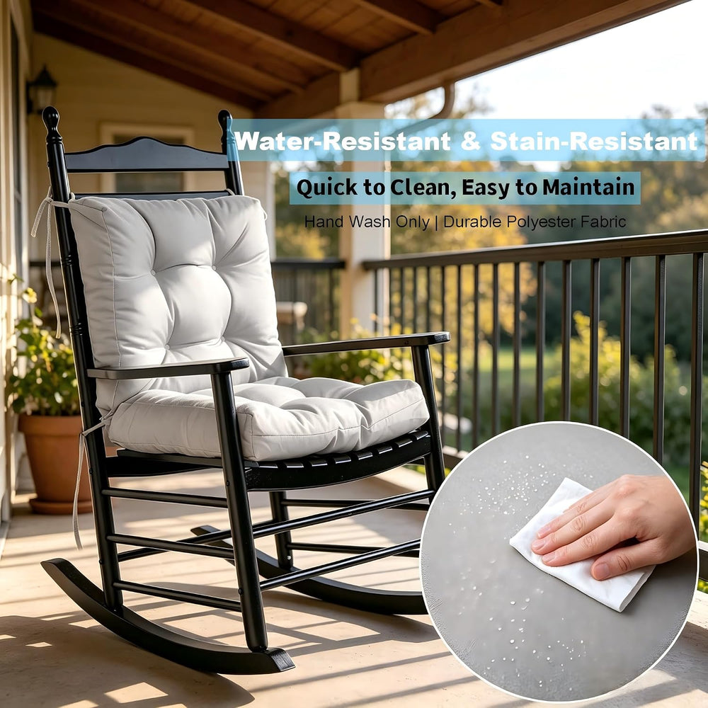 QILLOWAY Outdoor Chair Cushion for Patio Furniture, Waterproof Patio Cushions...