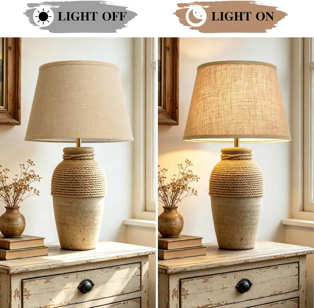 Large Drum Lamp Shades Set of 2, 12"Top x 16"Bottom x 11"High,...