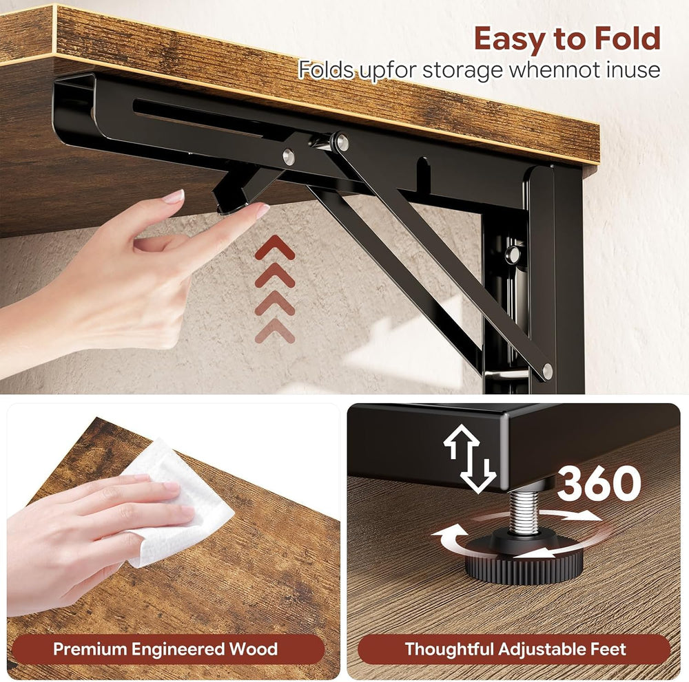 Simple Trending C Shaped End Table, Folding TV Tray Table, Side Table for Liv...