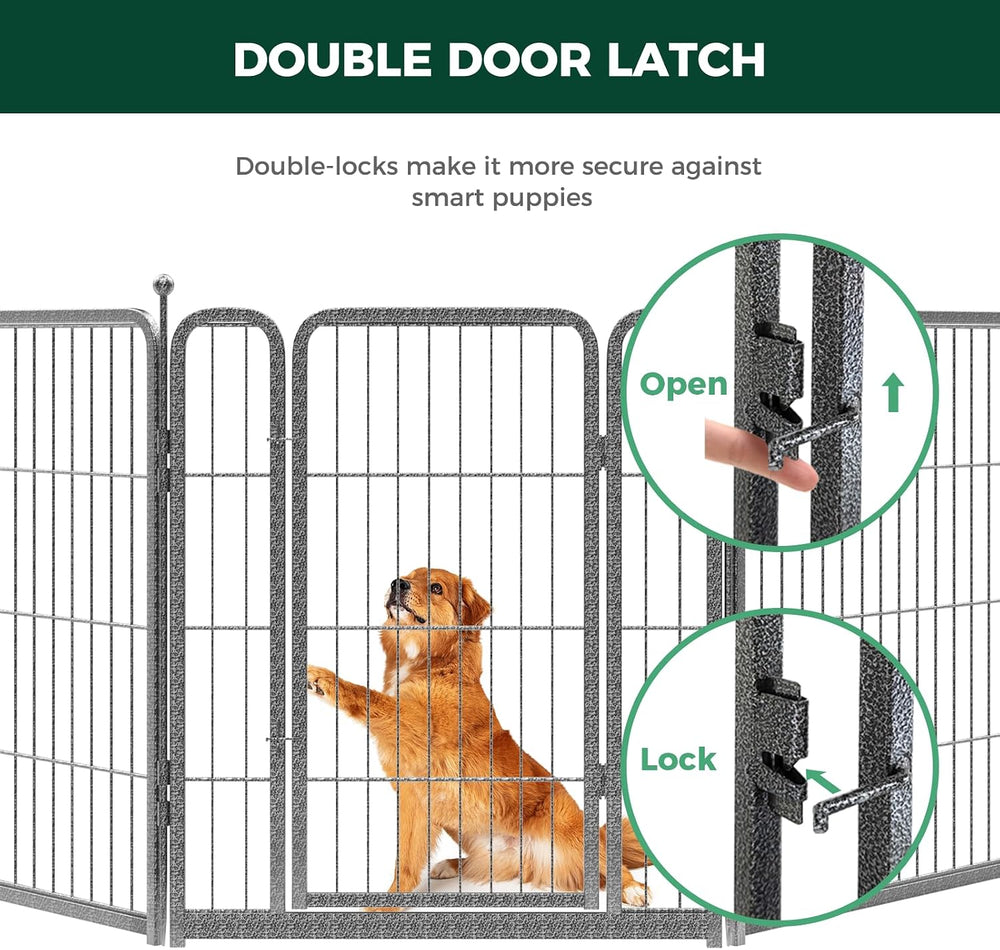 FXW Aster Dog Playpen Designed for Yard, 32" H, 32 Panels