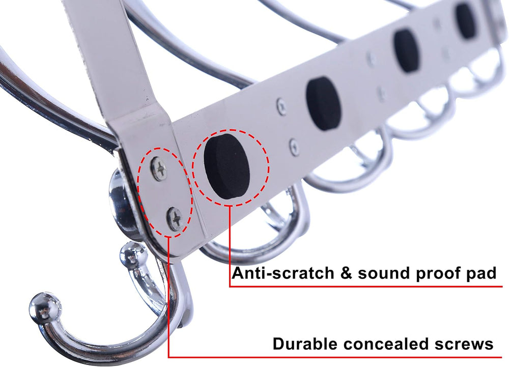 Dseap Over The Door Hook Hanger - Fits 1 3/8" to 1 3/4" Standard Do...