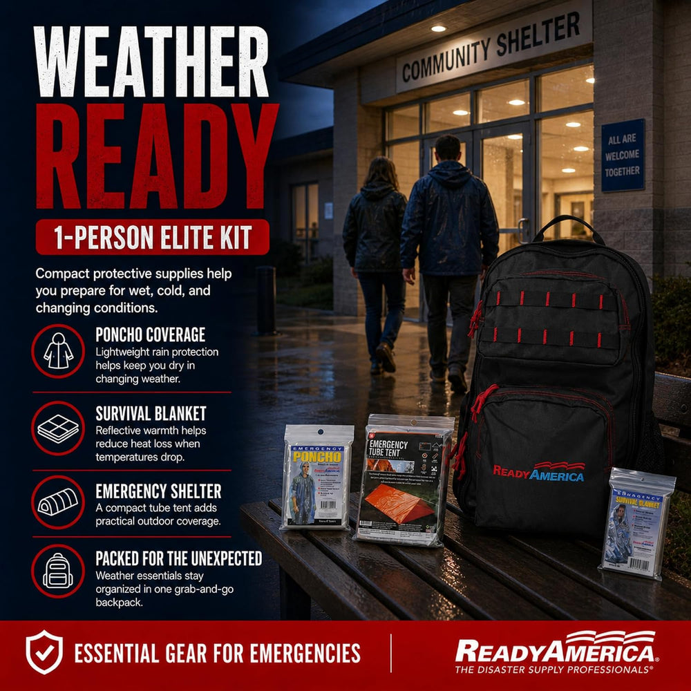 Ready America 70450 Elite 1-Person 3-Day Emergency Backpack