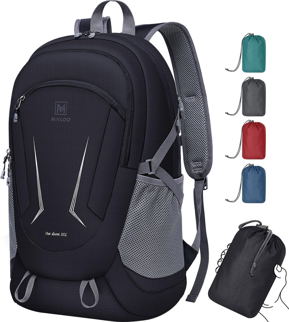 MIYCOO Ultralight Packable Backpack, 35L Water-Resistant Hiking Daypack