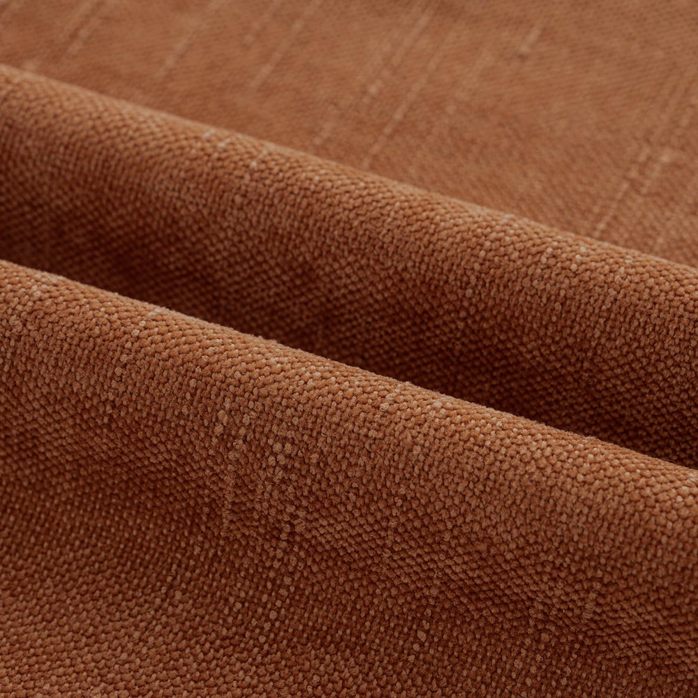 MIULEE 26x26 Inch Euro Textured Chenille Fall Throw Pillow Covers Dark Rust