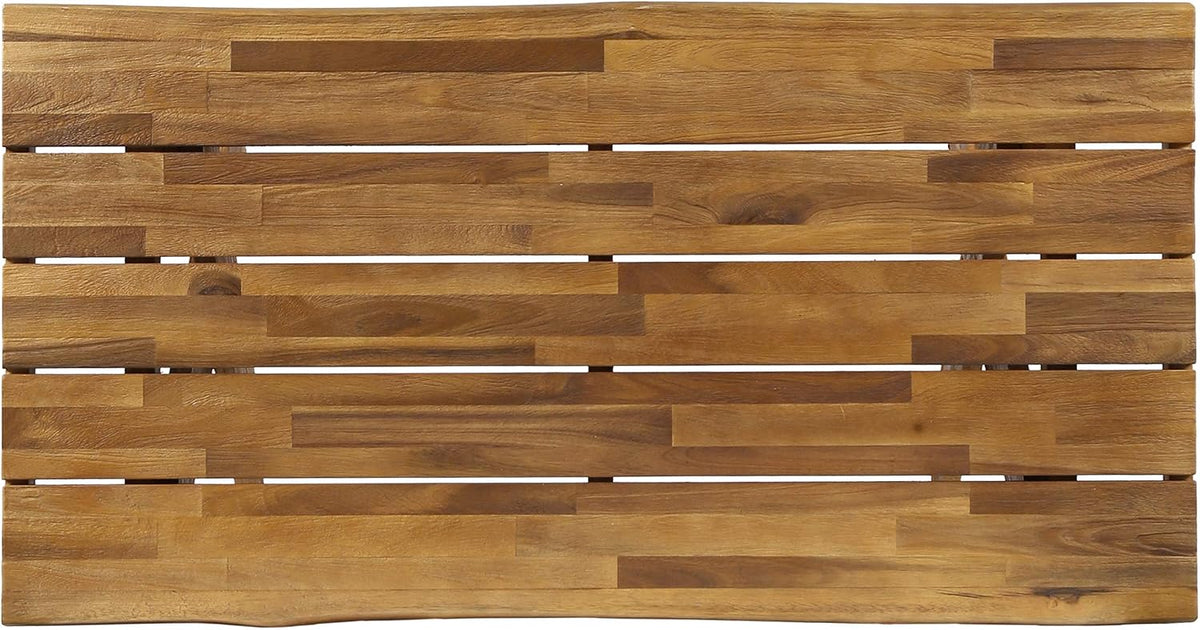 Christopher Knight Home Irene Outdoor Acacia Wood Coffee Table, Sandblast Teak Finish