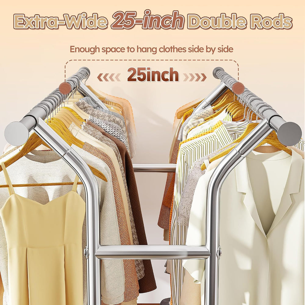 Raybee Heavy Duty Clothes Rack Clothing Racks for Hanging Clothes
