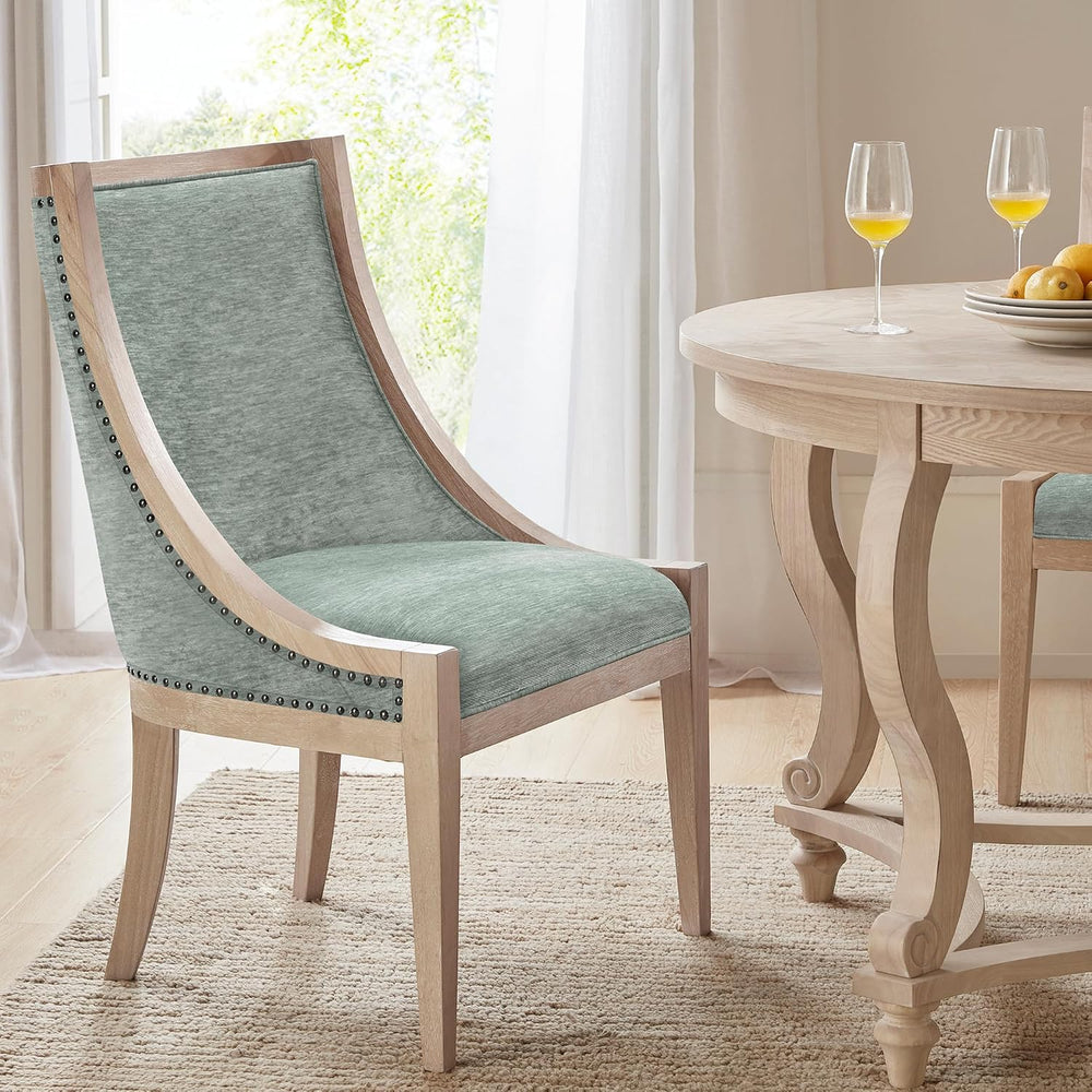 Martha Stewart Farmhouse Dining Room Chair, Recessed Arm Chair For Bedrooms, ...