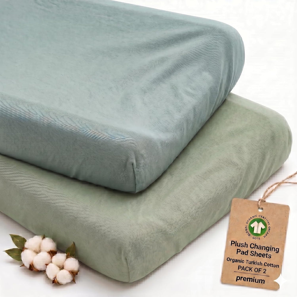 Organic Changing Pad Cover 32x16 | Diaper Changing Table Covers