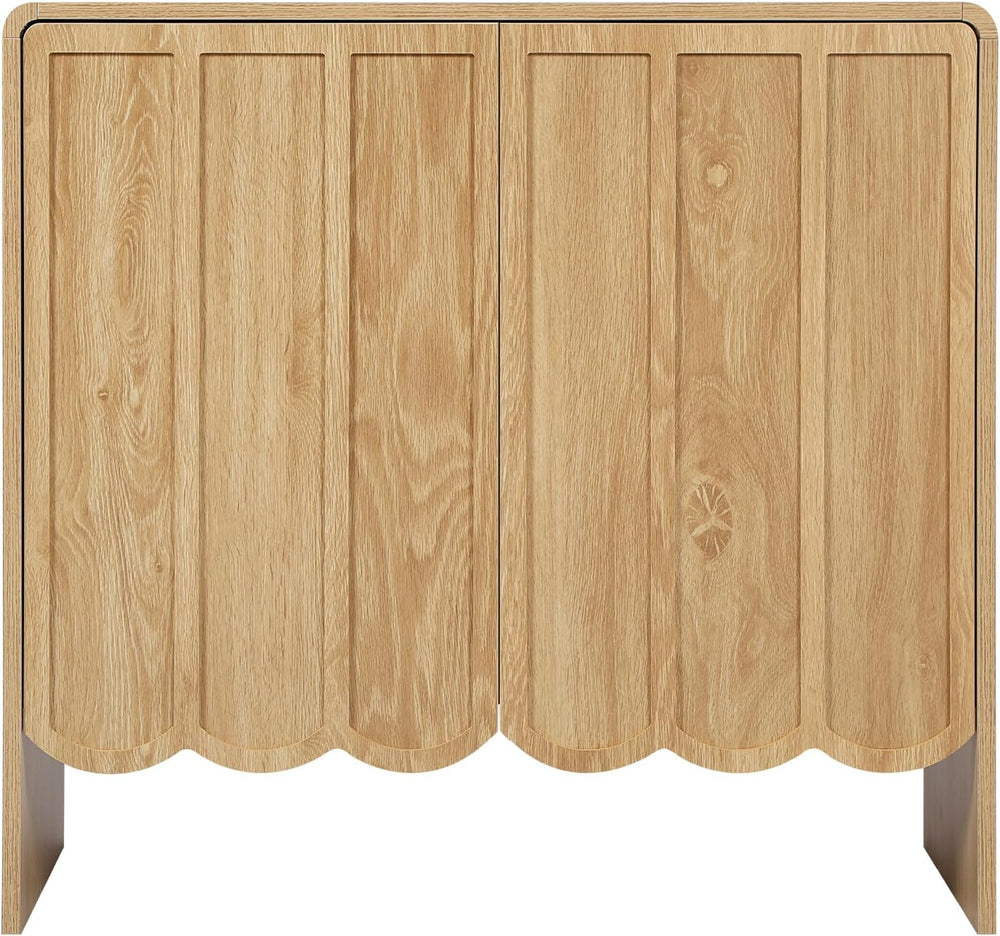 ORRD Sideboard Buffet Cabinet Set of 2, Accent Storage Cabinet with 2 Doors, ...