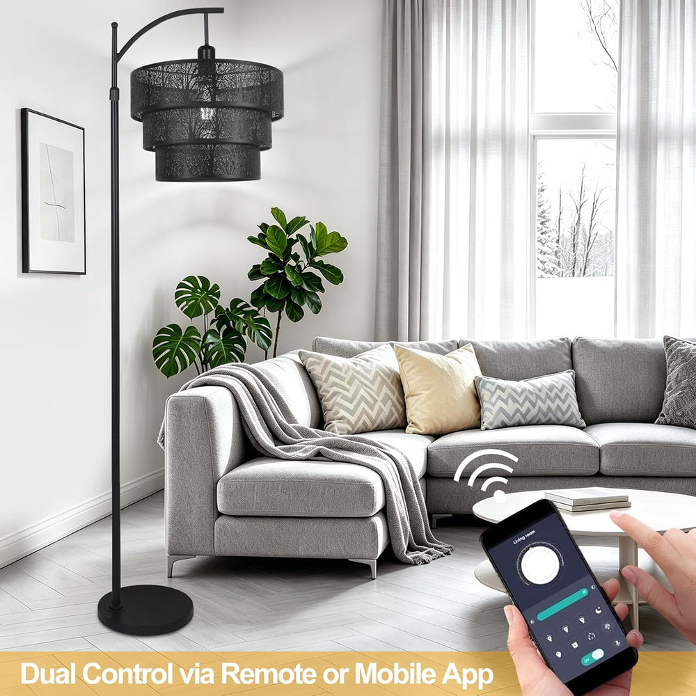 AHDWDW Arc Floor Lamp for Living Room Bedroom,Mid-Century Modern Floor Lamps ...