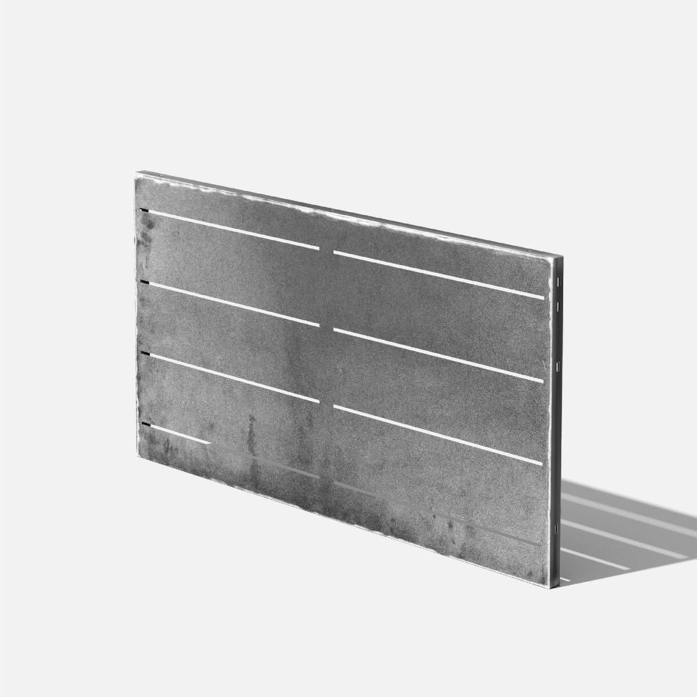 Veradek Corten Steel Privacy Screen Panels - Linear (85% Privacy)