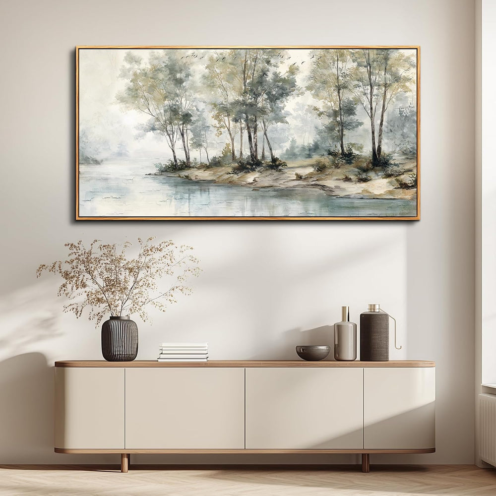 Wapluam Tree Of Life Wall Art Large Painting Modern Abstract Canvas Art Lands...