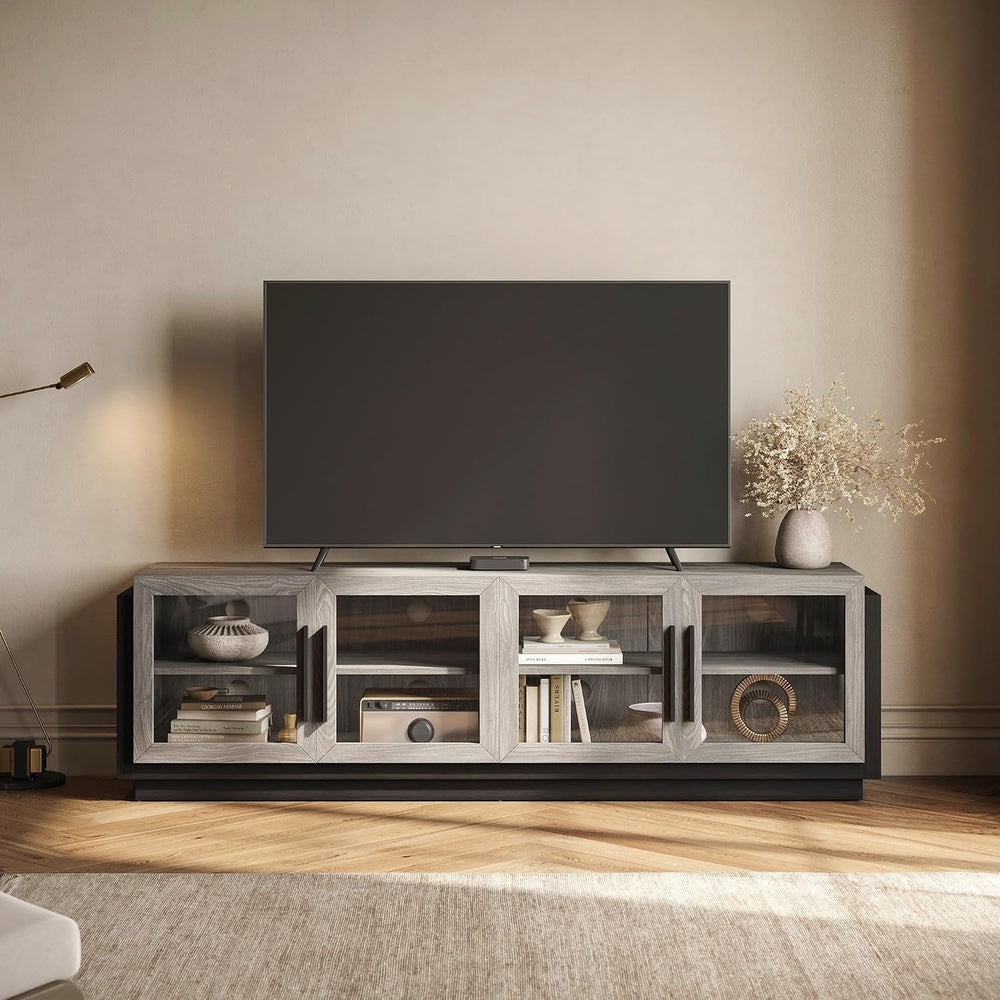 BELLEZE 70" TV Stand for TVs up to 75", Modern TV Cabinet & Ent...