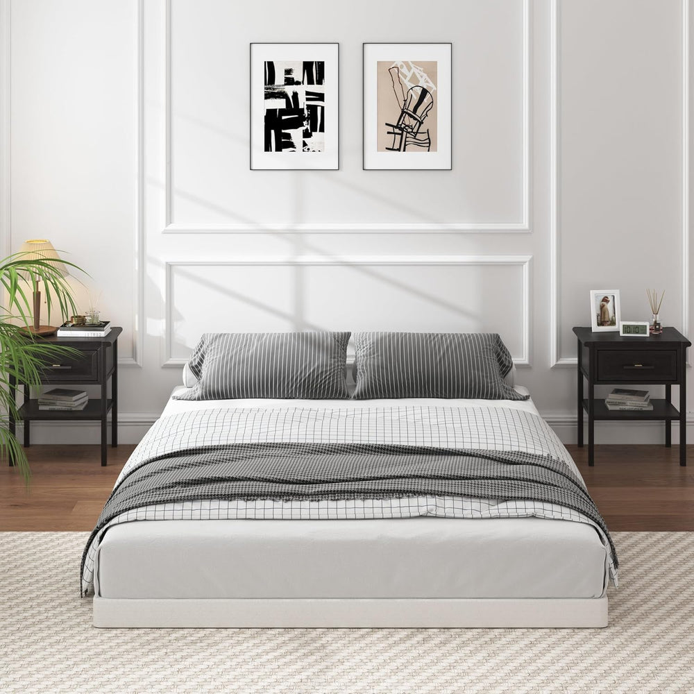 OSASET Low Profile Box Spring King - 3 Inch Box Spring King Heavy Duty Bed Fo...