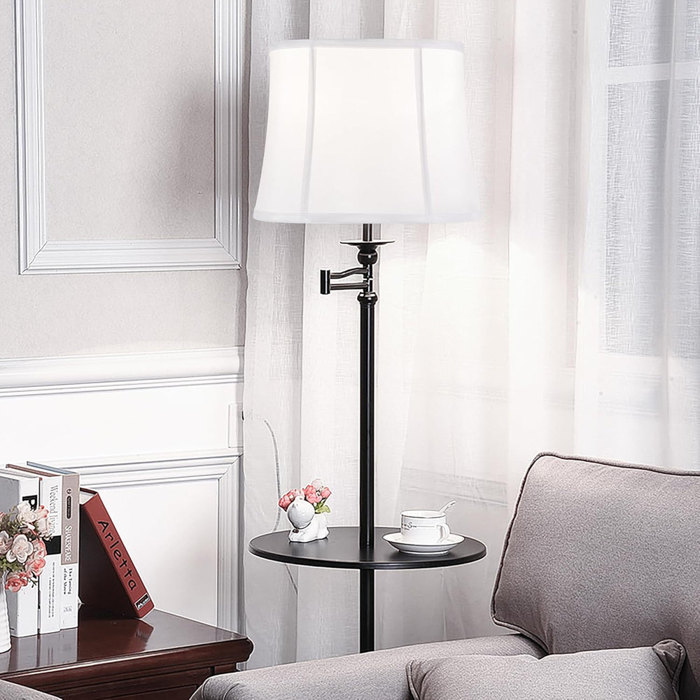 GO&SO Drum Lamp Shades Set of 2,12"x14"x10" Medium Lampsha...