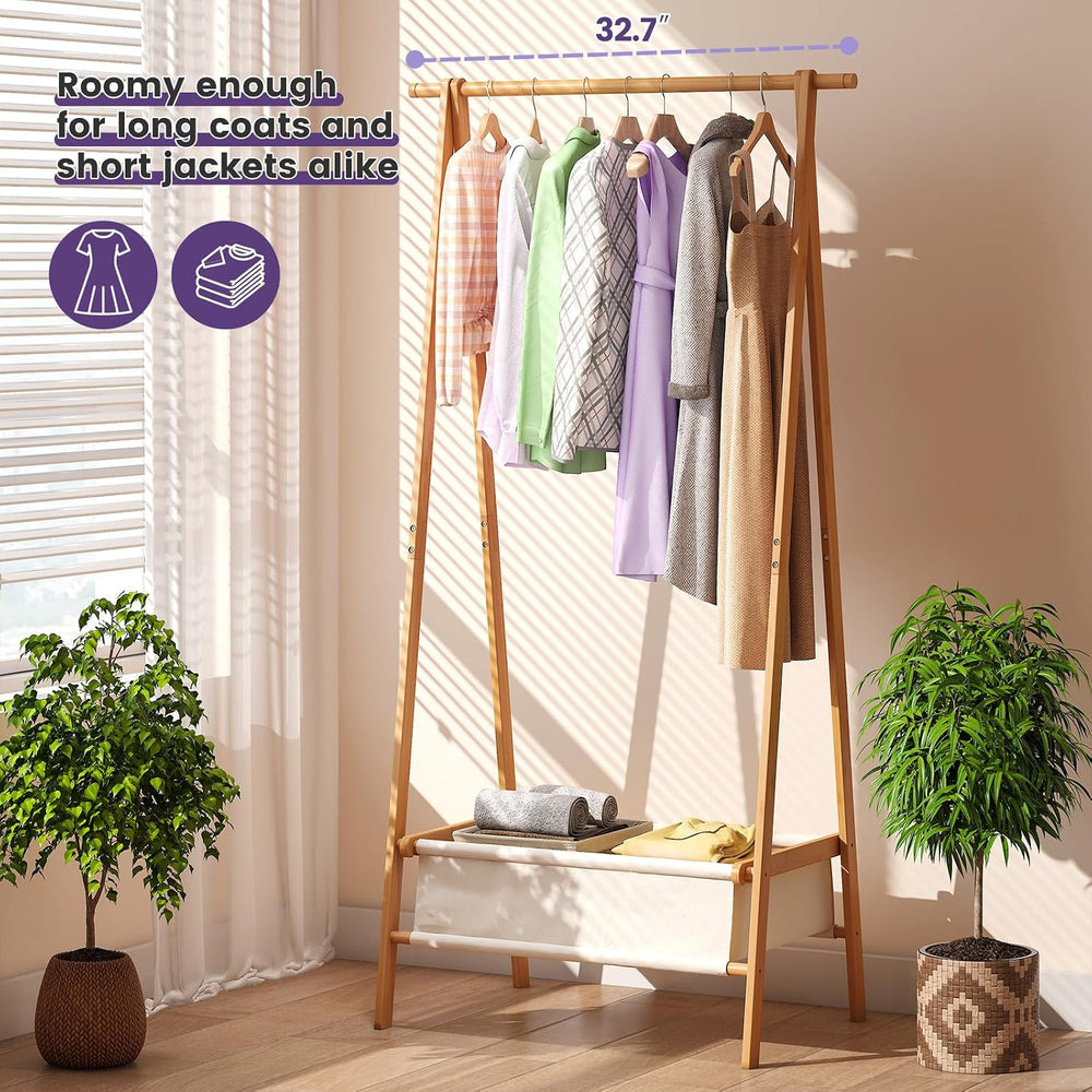 Clothing Rack, Coat Rack Freestanding for Hanging Clothes, Dress up Rack with...