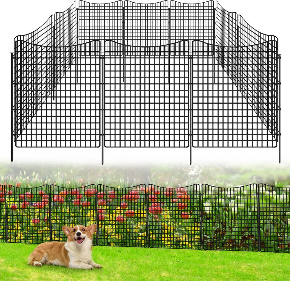 ULIOK 10 Panels No Dig Decorative Garden, Dog Fence Outdoor for Yard, 36in(H)...
