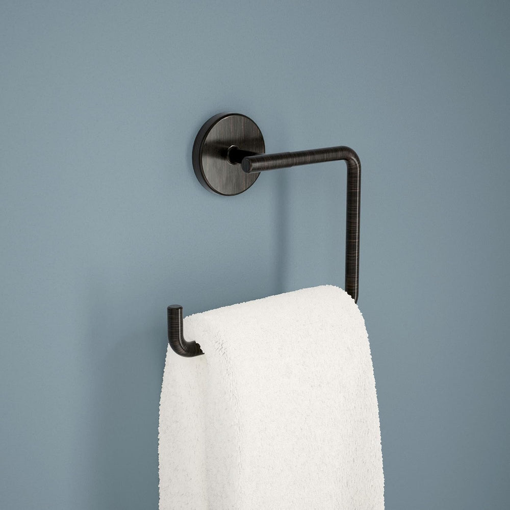 Delta Trinsic (1-Pack) Hand Towel Holder Venetian Bronze Towel Racks for Bath...