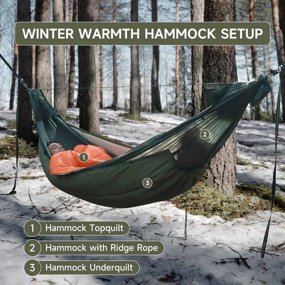 Top Quilt for Hammocks, Ultralight Sleeping Bag Topquilt, Warm Insulation Sle...