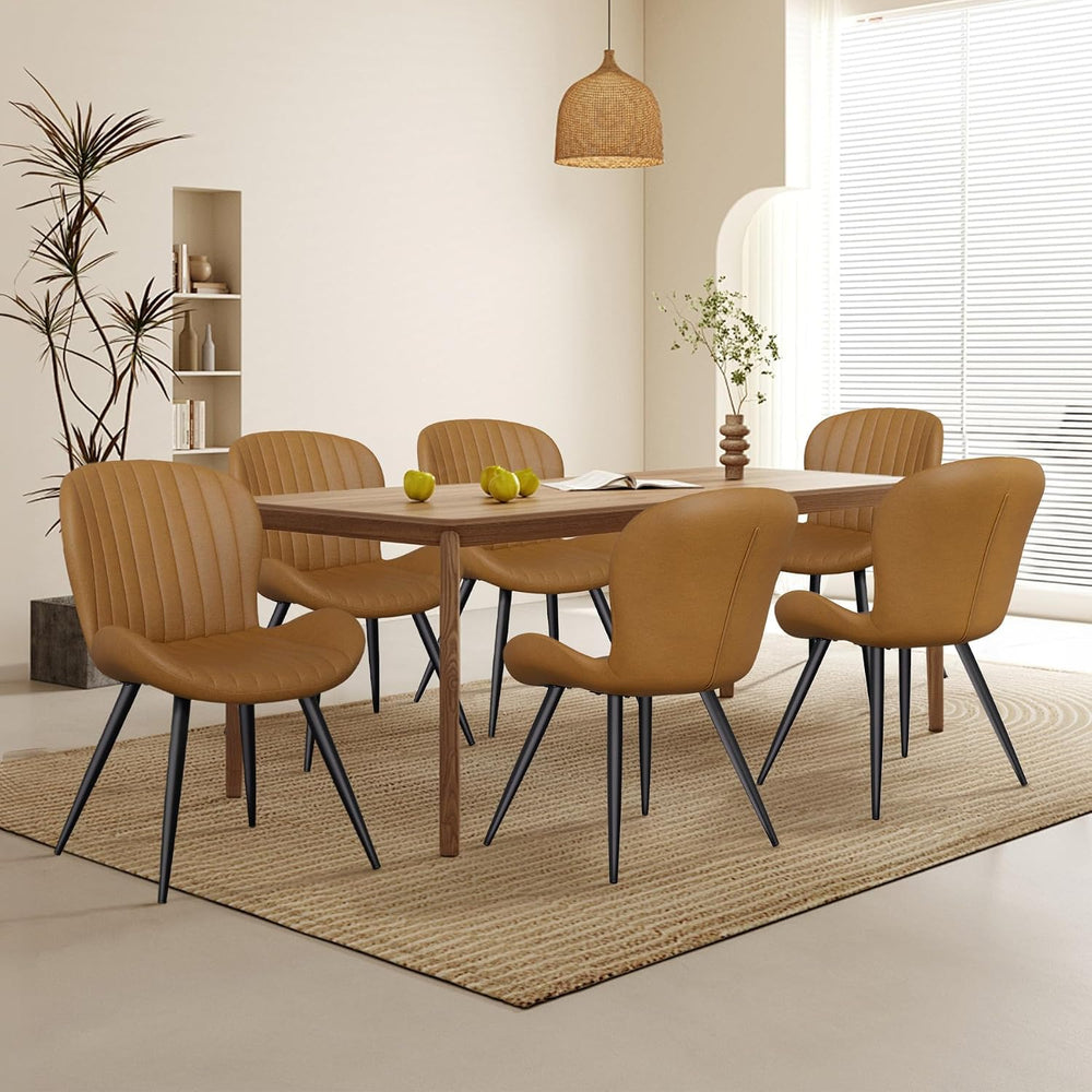 Modern Dining Room Chairs, Fabric Dining Chairs Set of 2