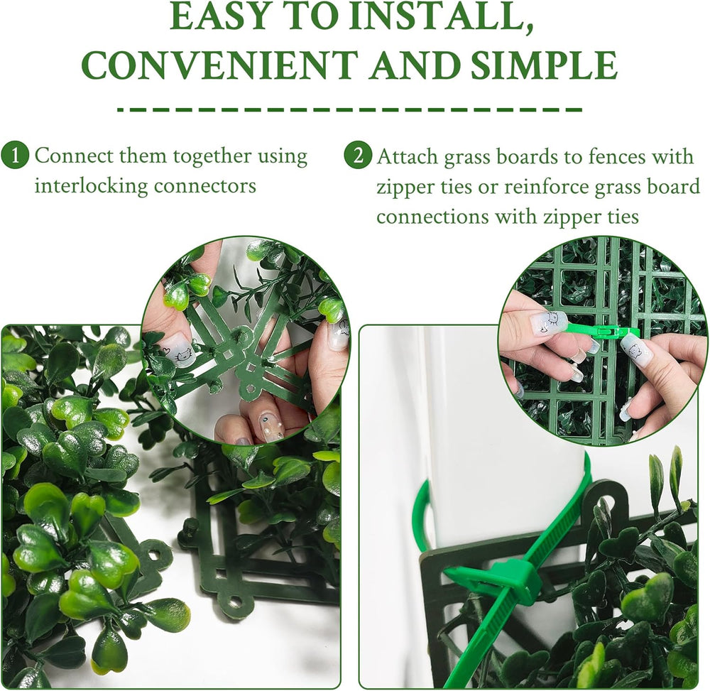 Artificial Ivy Privacy Fence Screen, 40"x140" (39 SQFT) 4-Layer Leaf