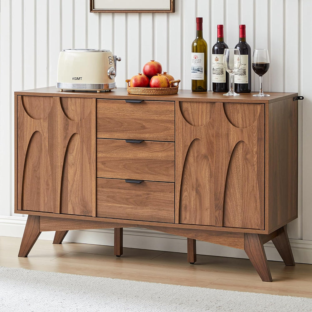 Bifins Buffet Cabinet with Storage, 47.2" Storage Cabinet with 3 Drawers