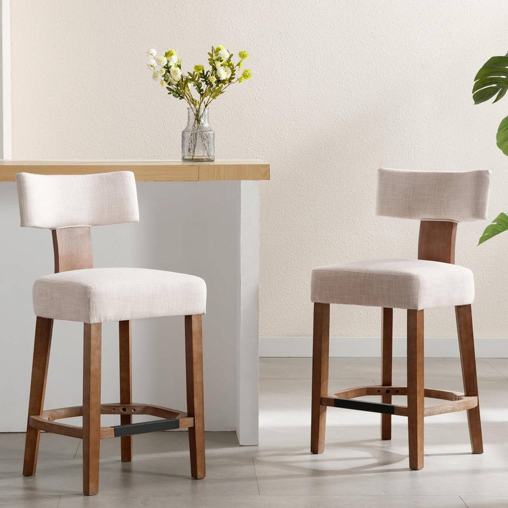 RIVOVA 26” Counter Stool Counter Height Bar Stools Modern Kitchen Bar Stools ...