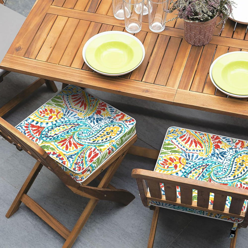 Patio Chair Cushions 19 x 19 x 3 Inch, Outdoor Cushions for Patio Furniture, ...