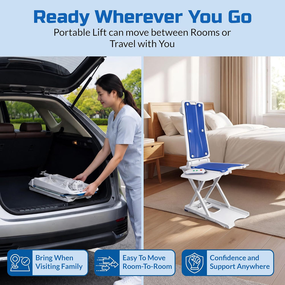 Phoenix Premium Power Chair Lift Floor Lift. Push Button Assist Helps Users u...