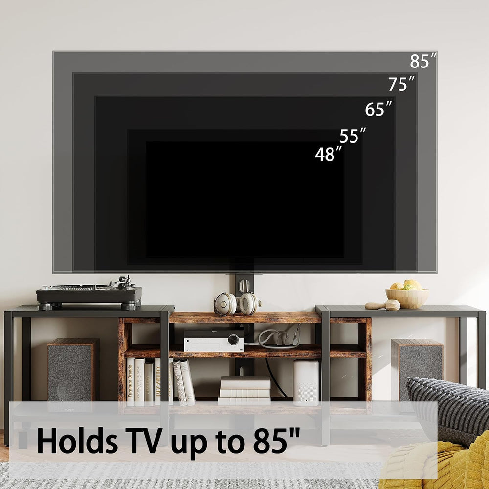 IRONCK 79 Inch TV Stand with Mount & Power Outlet for TVs up to 85",...