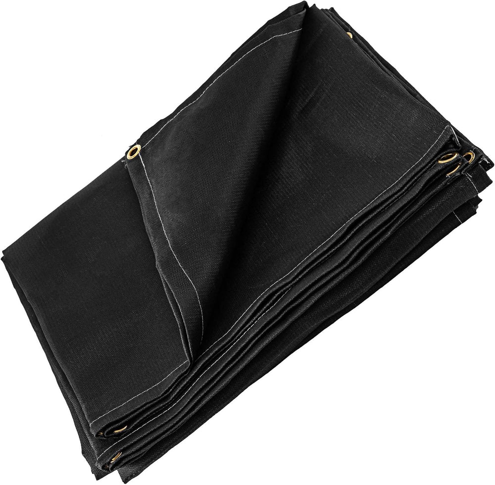 VEVOR 6 x 10 Ft Welding Blanket Black Fiberglass Blanket Portable Fiberglass ...