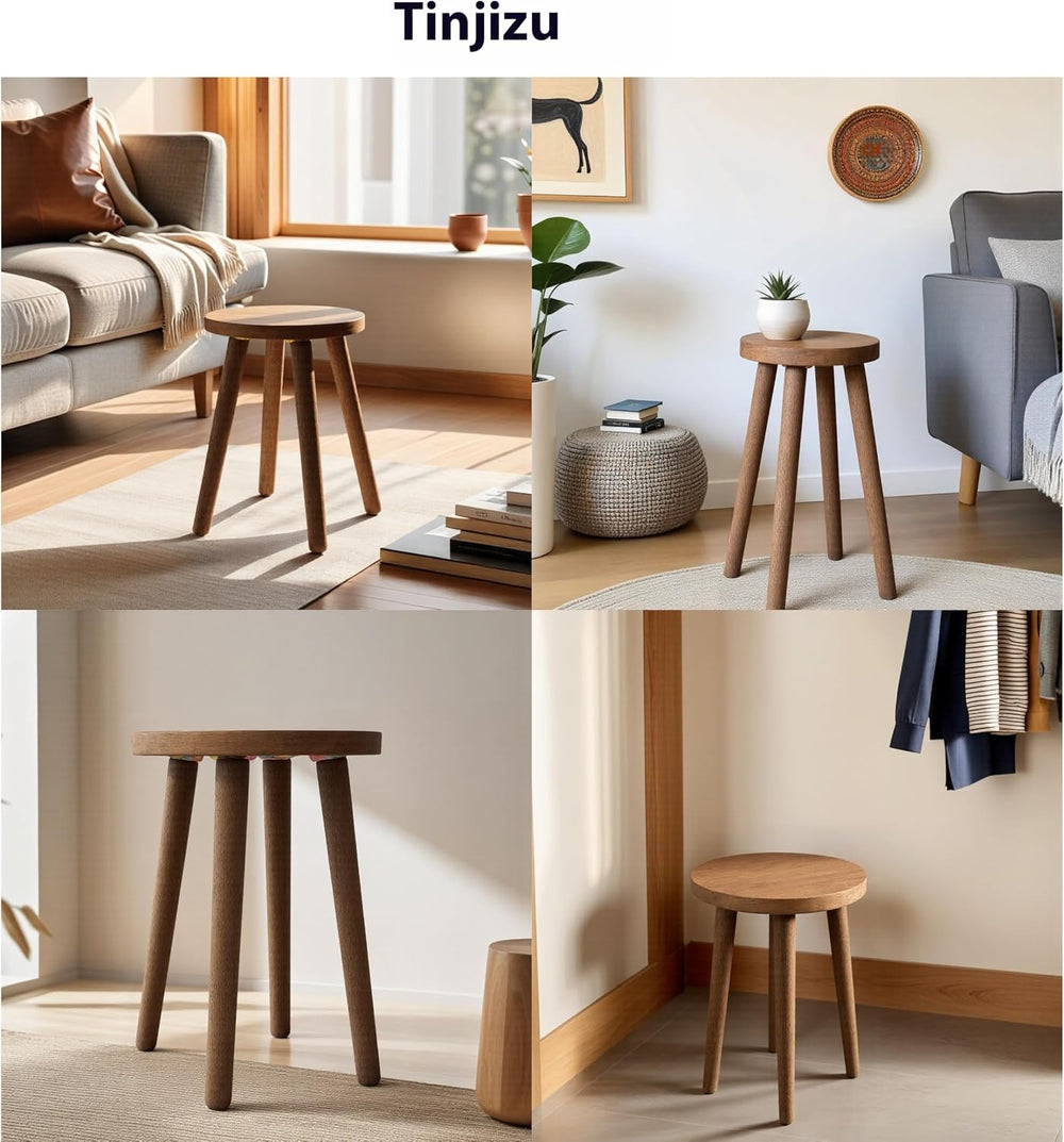 Stools Chair dining chair Dressing wooden stool shower stool Stool Kitchen Ba...