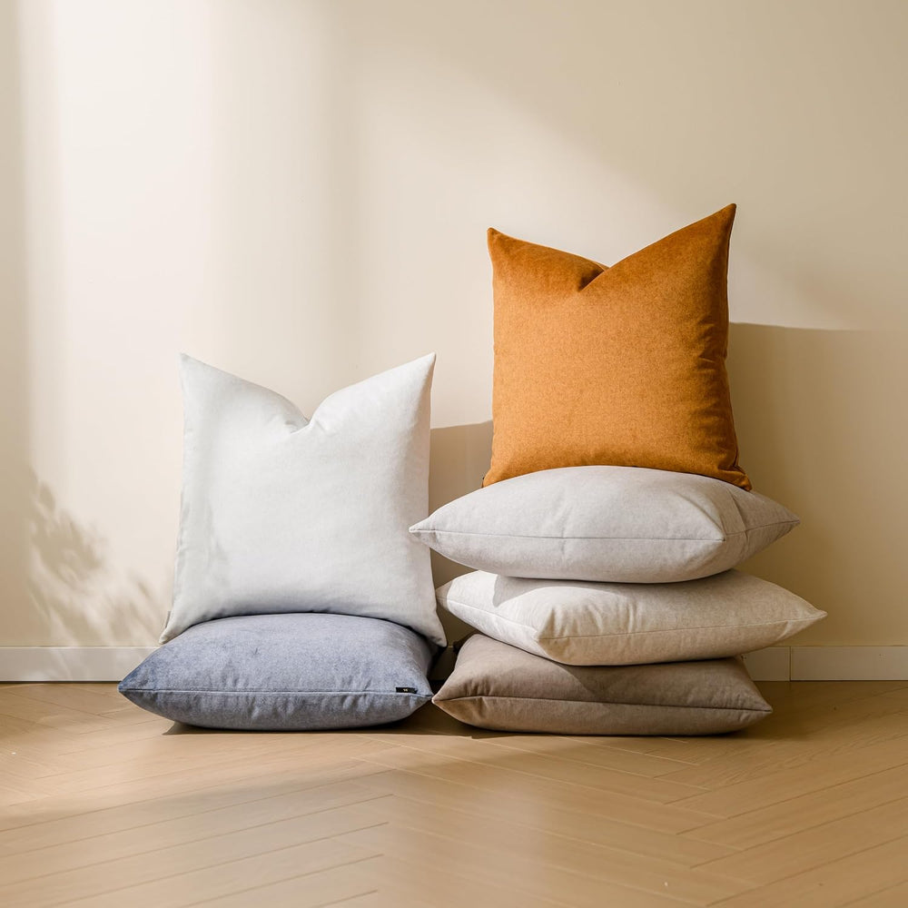 a moment Waterproof Throw Pillow Covers Set of 4,20x20 Inch Outdoor Stain Res...