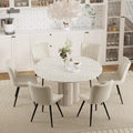Modern Dining Chair, PU Leather Dining Room Chairs Set of 6