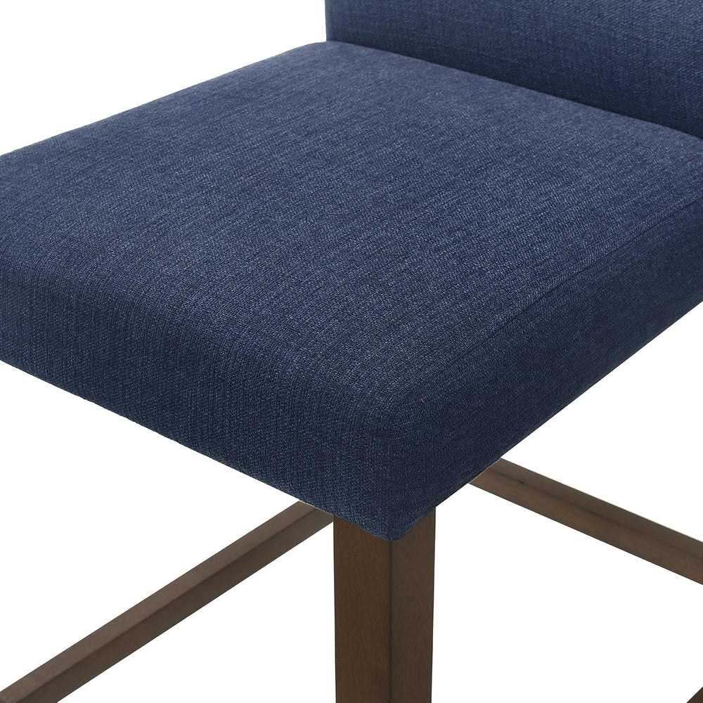 CHITA Counter Height Bar Stools Set of 3, 27" H Seat Height Upholstered ...
