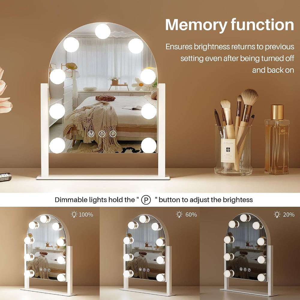 ZL ZELing Makeup Mirror with Lights, Vanity Mirror with Lights, Lighted Makeu...