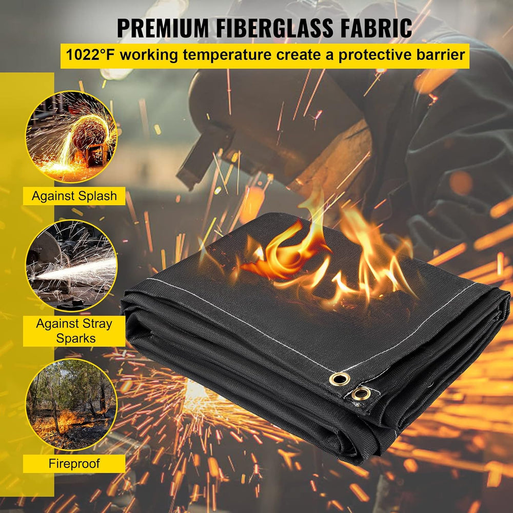 VEVOR Fire Blankets, 2 Pack Welding Blankets, 6' x 10' Fire Suppressi...