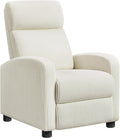 Yaheetech Recliner Chair with 3 Adjustable Angles Living Room Chairs Beige