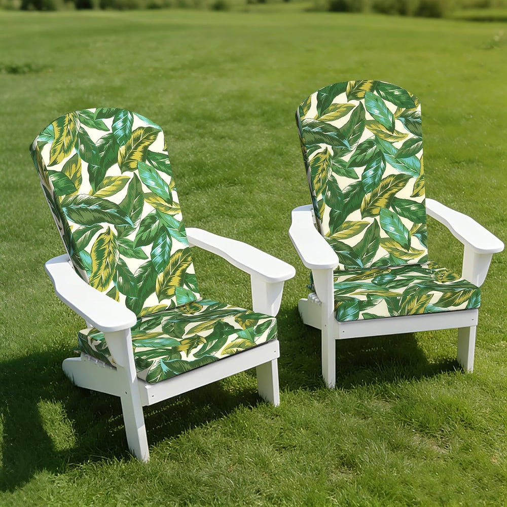 LVTXIII Adirondack Chair Cushions 48x20x2.5 Inch, Water Repellent, Fade Resis...