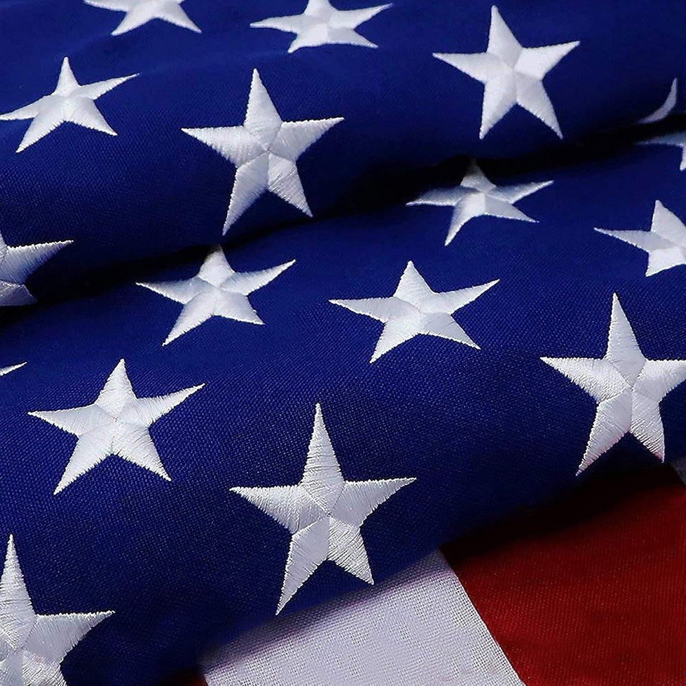 G128 American USA Flag | 4x6 Ft | StormFlyer Series Embroidered 220GSM Spun P...