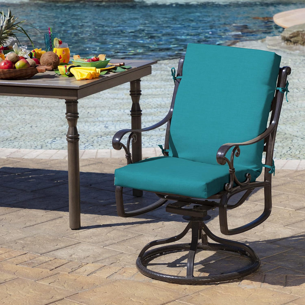 ARDEN Outdoor Dining Chair Cushion, 20 in x 20 in, Weather-Proof, Rain-Proof,...