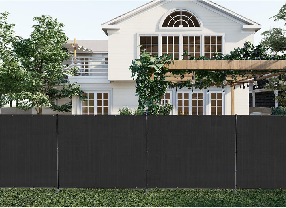 Patio 6' x 24' Outdoor Privacy Screen Freestanding Temporary Fence Pa...