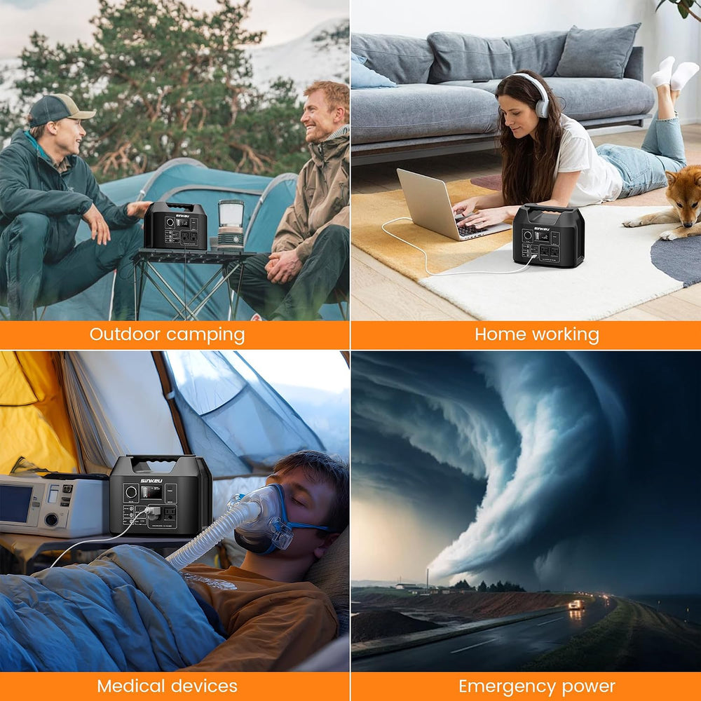 300W Portable Power Station 80000mAh LiFePO4 Battery