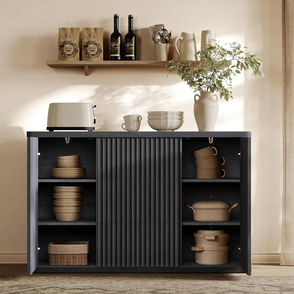 SICOTAS Buffet Cabinet with Storage 54.7" Large Modern Accent Storage Ca...