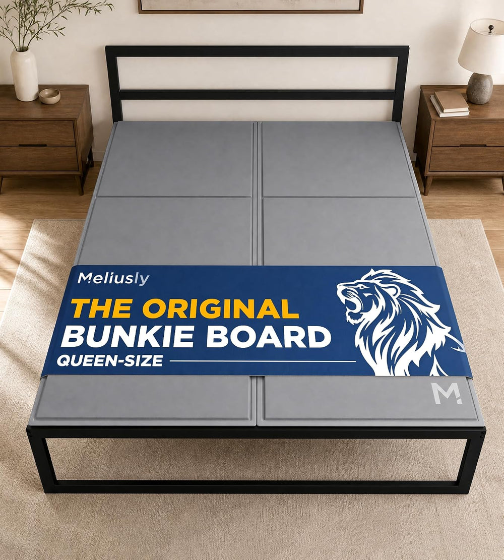 Meliusly Original Bunkie Board Queen Size (60x80) - Under Bed Support