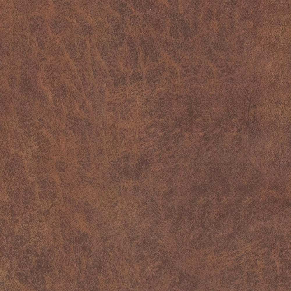 SIMPLIHOME Owen 48" Wide Vegan Leather Lift Top Ottoman in Saddle Brown