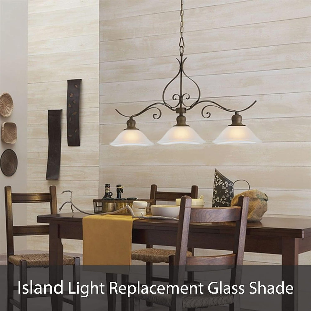Aspen Creative Amber 23095-01A Transitional Style Replacement Torchiere Glass...