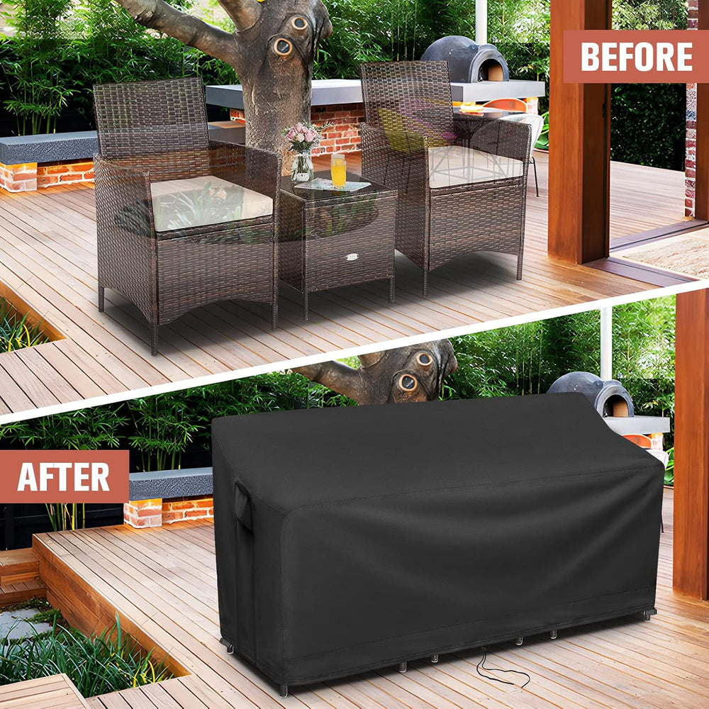 Kingling Patio Furniture Covers for 3 Piece Patio Chairs Set