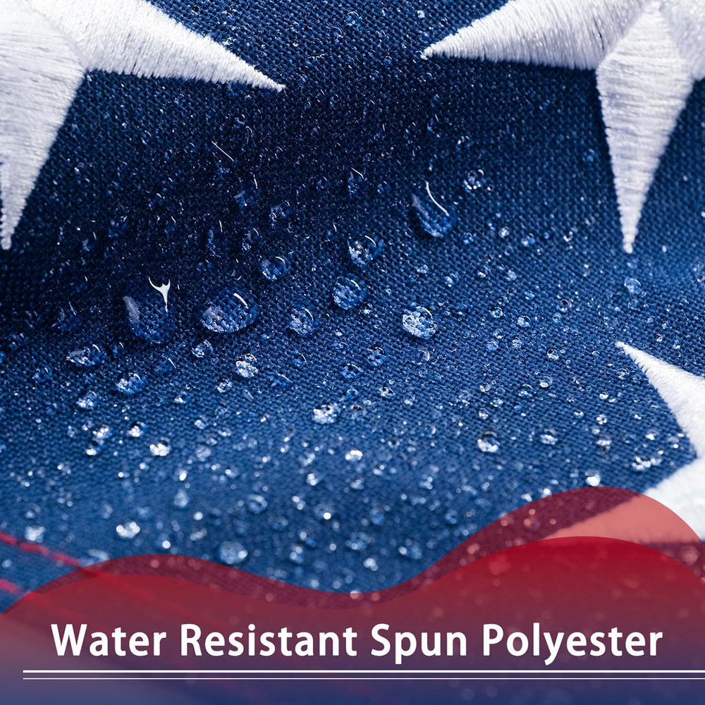 American Flag 4x6 ft - Deluxe Super Tough Series, Heavy Duty Spun Polyester, ...